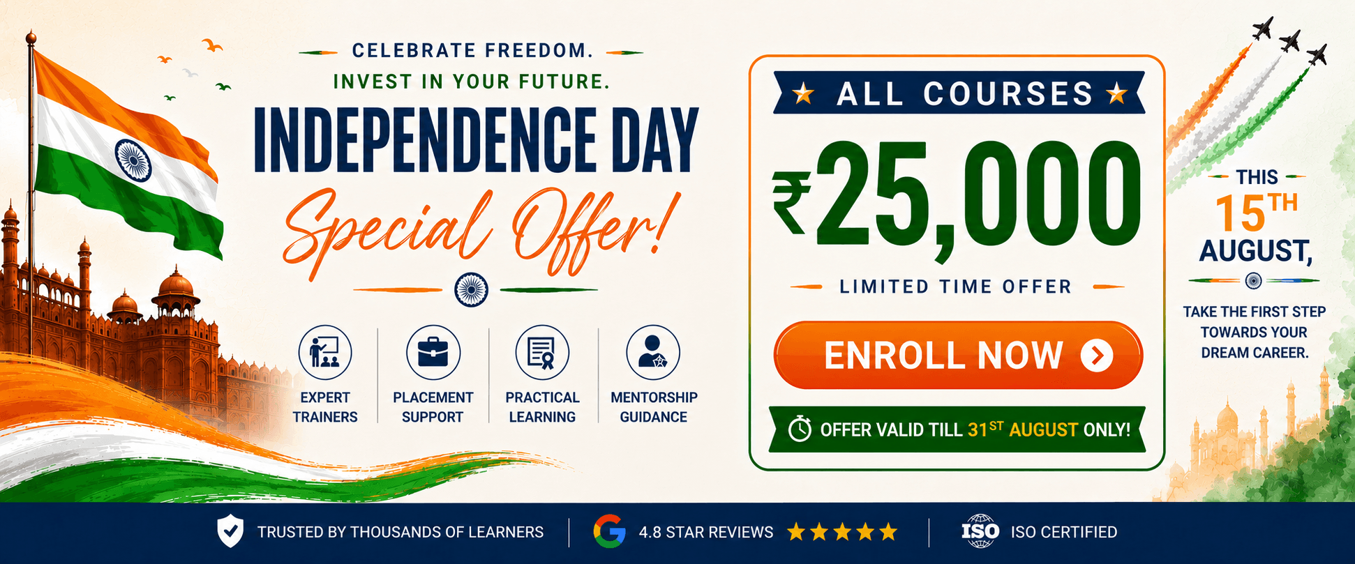 Independence Day Offer Banner